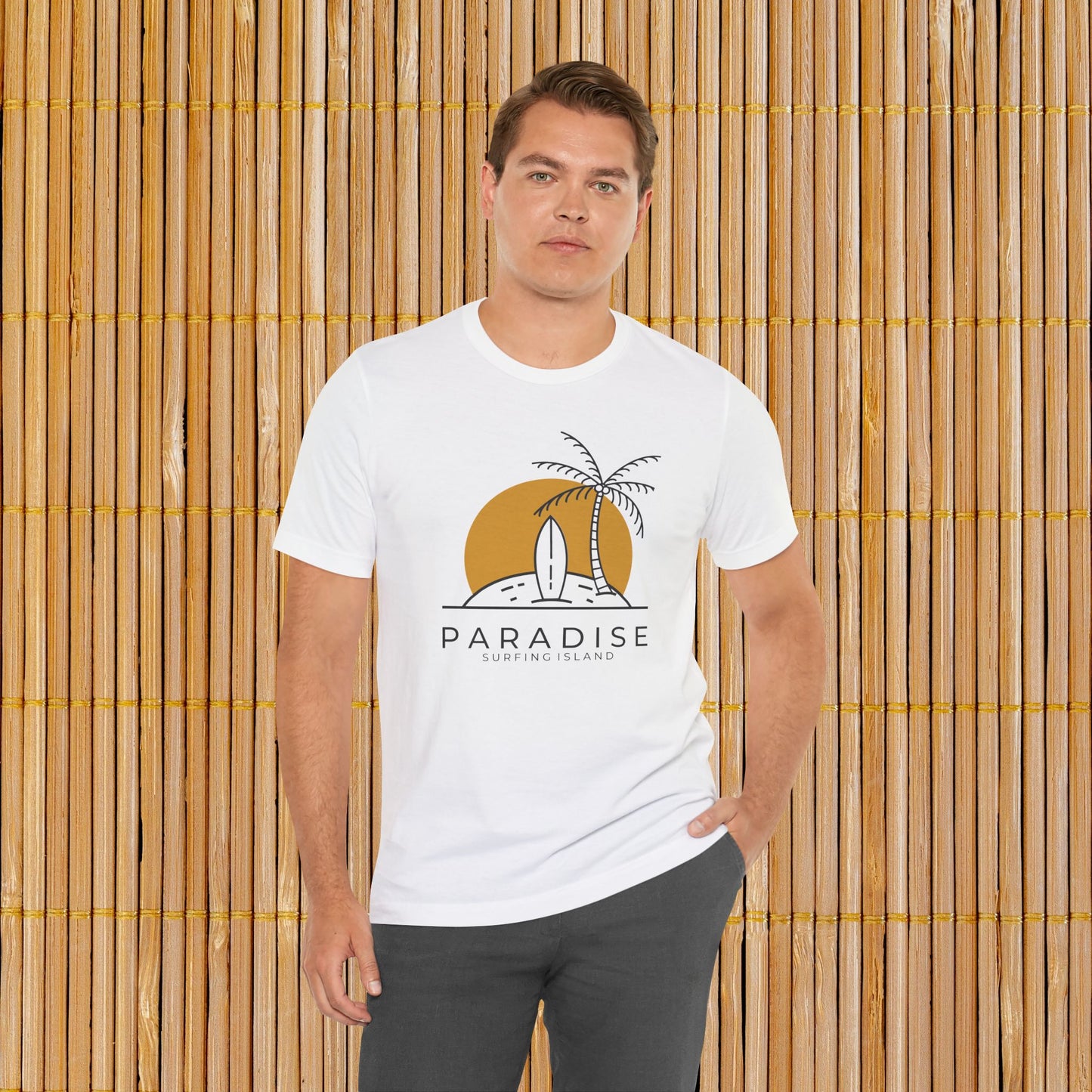 Surfer Shirt "Surf Paradies Golden Sun"