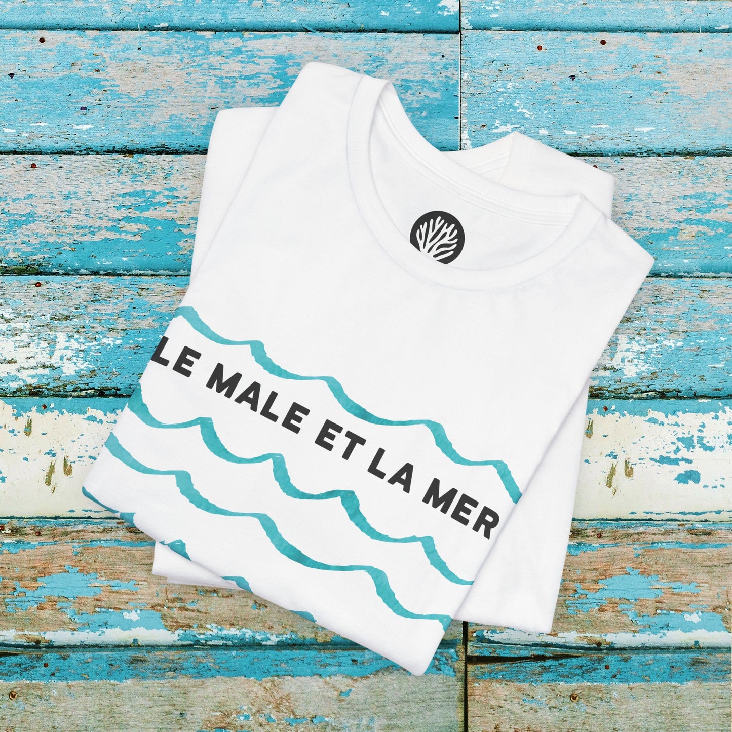 Surfer Shirt "Der Mann und das Meer" Wellen