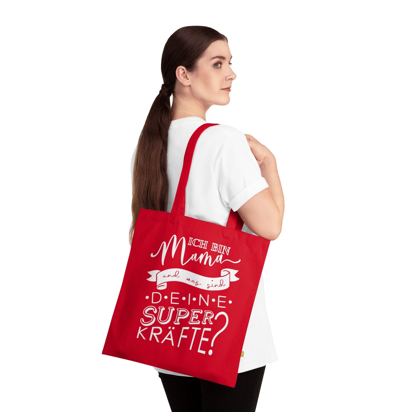 Ich bin Mama und was sind deine Superkräfte?  Tasche für Alltagsheldinnen, Geschenk für Mamas