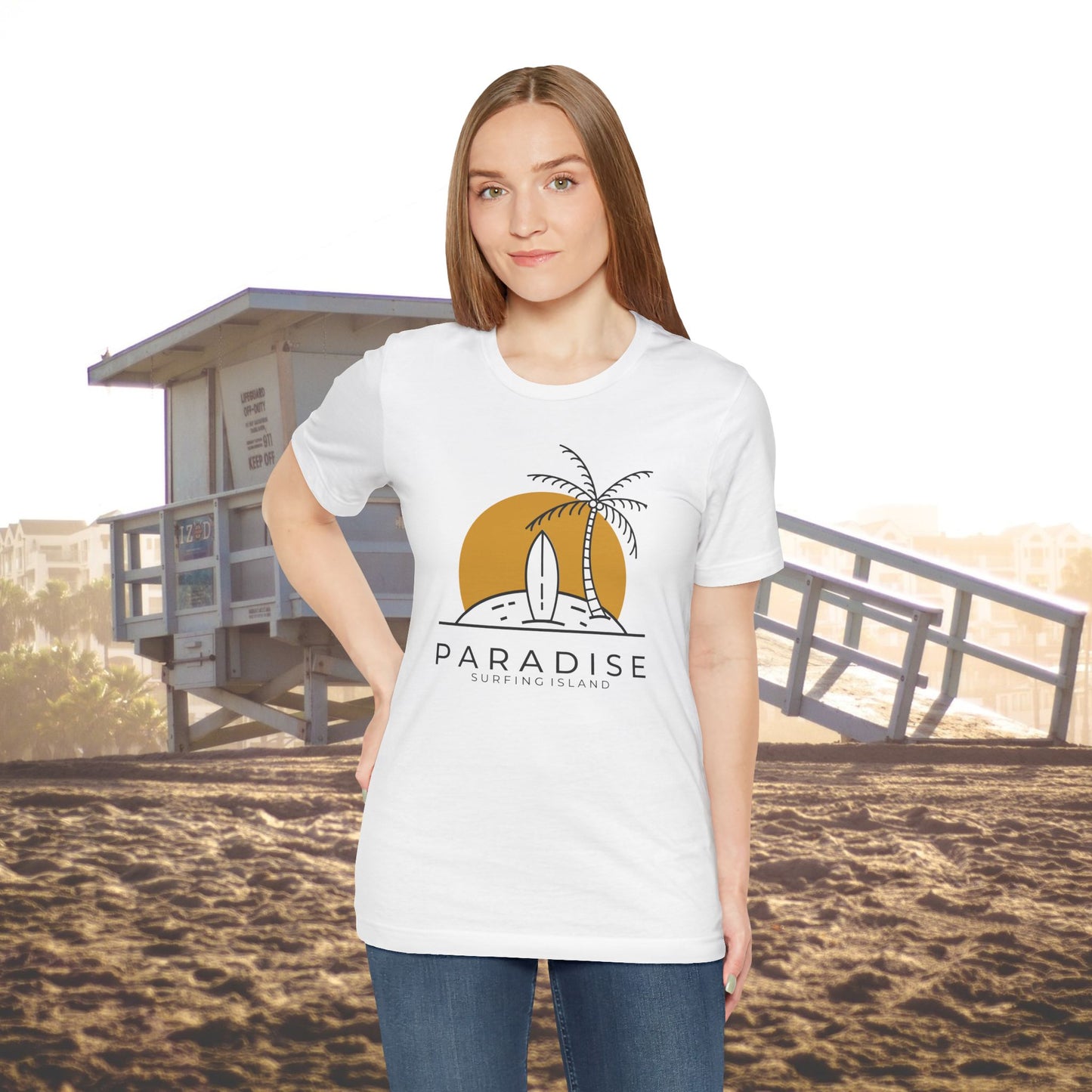 Surfer Shirt "Surf Paradies Golden Sun"