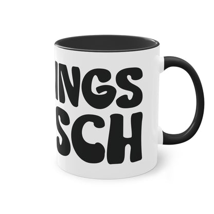 Tasse "Lieblingsmensch" Geschenk für die Liebsten stilvolles Design in  schwarz weiß Kollektion "Mare" Geschenk zum Jahrestag