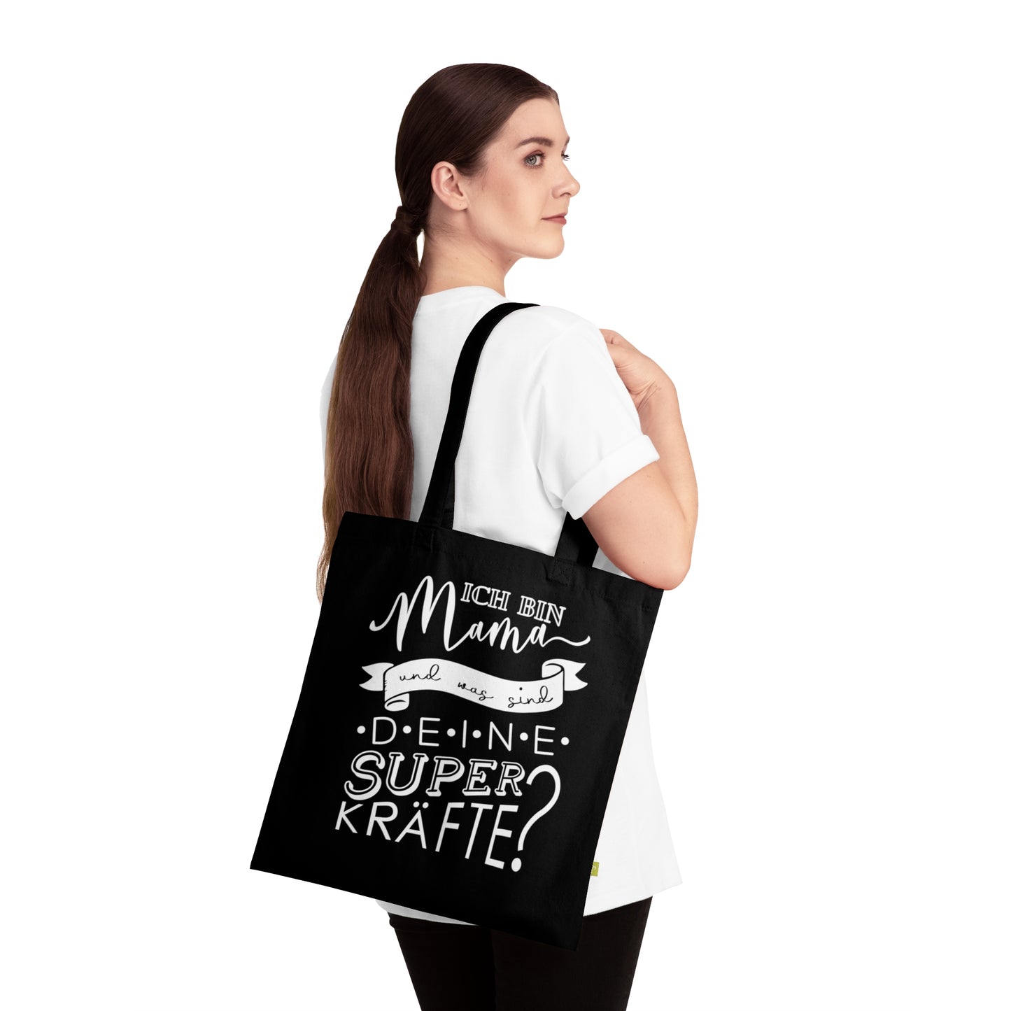 Ich bin Mama und was sind deine Superkräfte?  Tasche für Alltagsheldinnen, Geschenk für Mamas