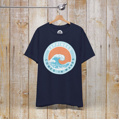 Surfer Shirt "Happiness comes in Waves"