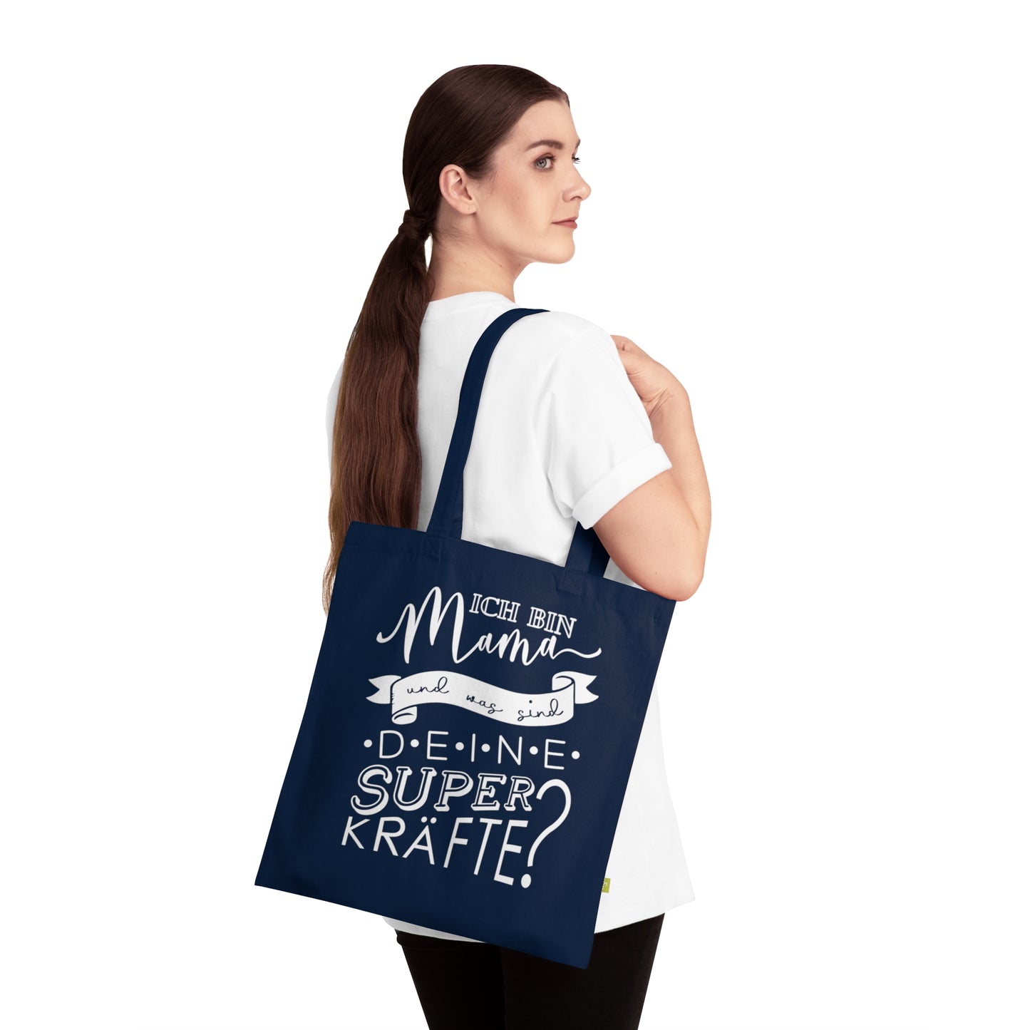 Ich bin Mama und was sind deine Superkräfte?  Tasche für Alltagsheldinnen, Geschenk für Mamas