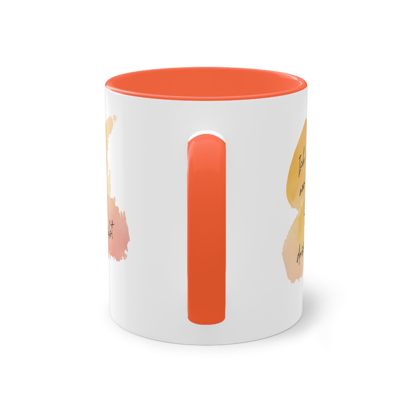 Tasse "Schön, dass es dich gibt " Geschenk für die Liebsten stilvolles Wasserfarben Design, Geschenk zum Jahrestag