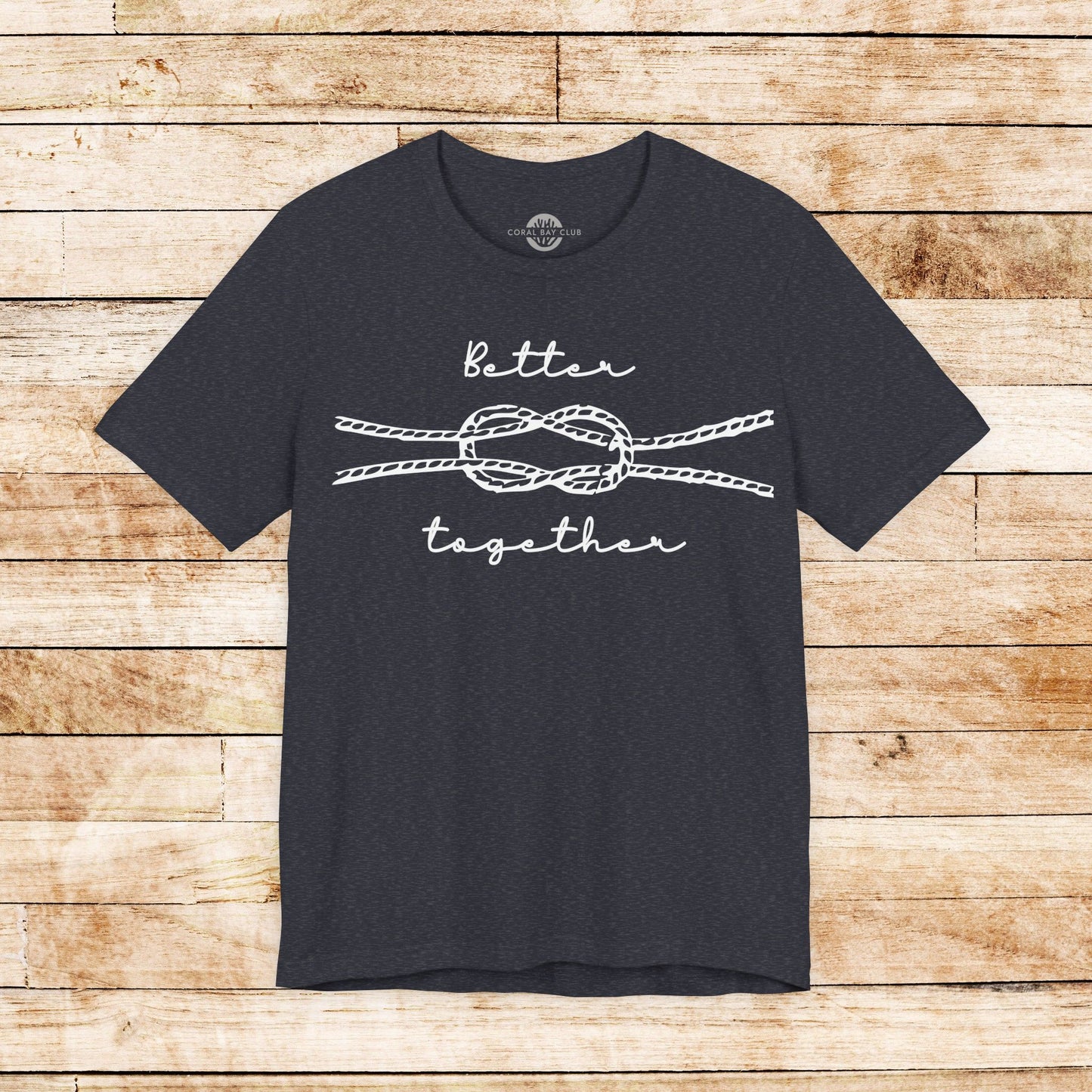 Allrounder Shirt mit Knotendesign "Better Together"