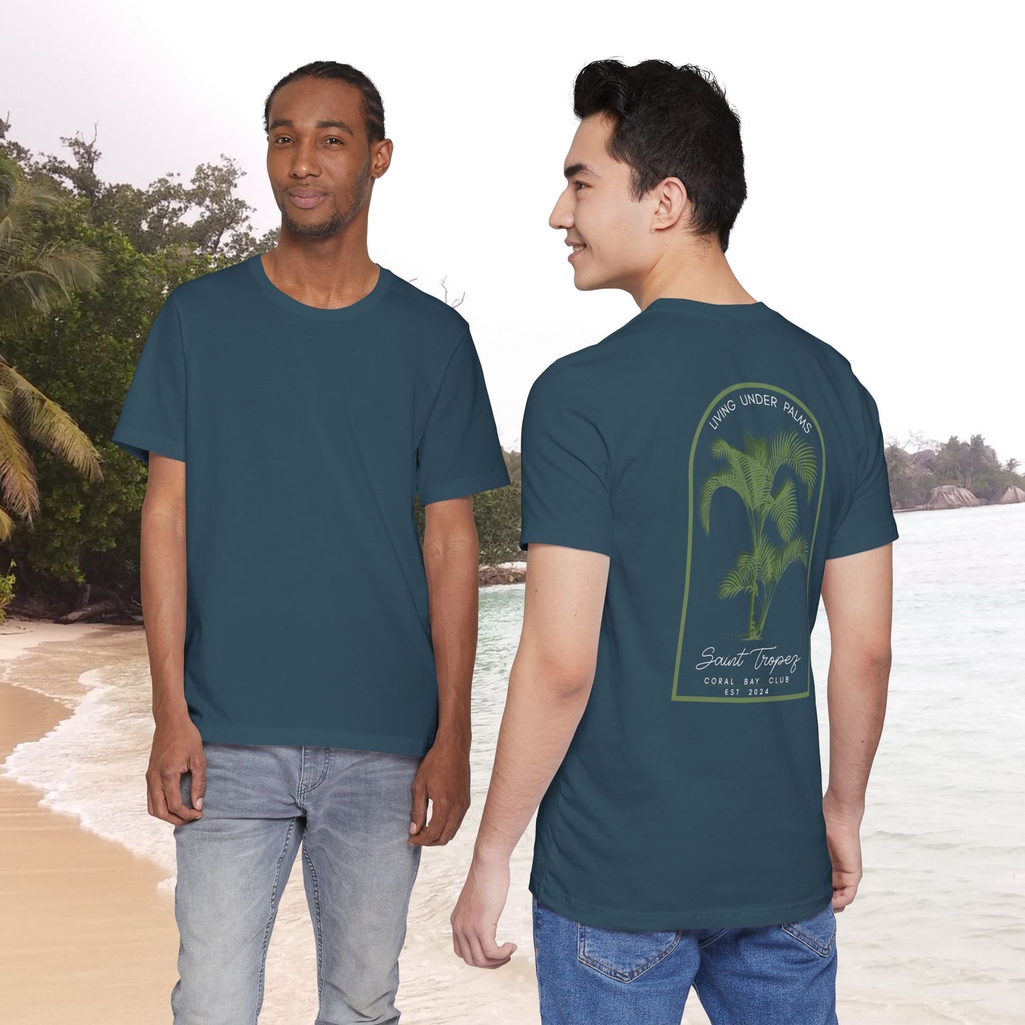 Shirt Allrounder Palms of St. Tropez Rückenmotiv