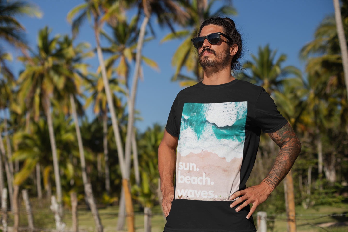 Surfer Shirt "Sun. Beach. Waves.""