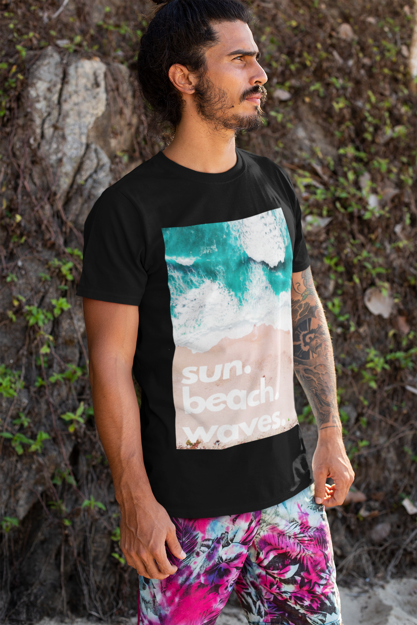 Surfer Shirt "Sun. Beach. Waves.""