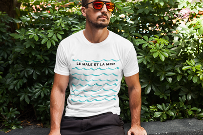 Surfer Shirt "Der Mann und das Meer" Wellen