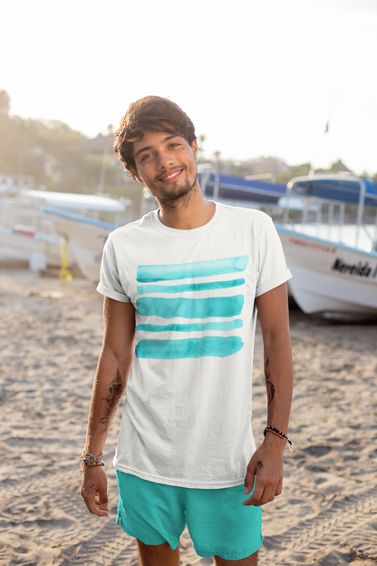Surfer Shirt "Watercolor Ocean"