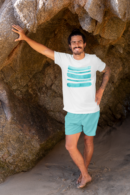 Surfer Shirt "Watercolor Ocean"