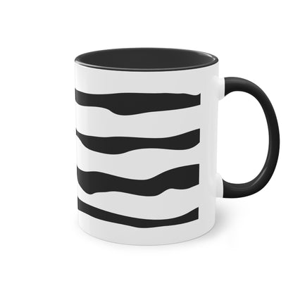 Tasse "Wild Lines"  stilvolles Boho Design in schwarz weiß aus der Kollektion "Mare"