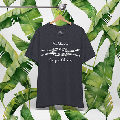Allrounder Shirt mit Knotendesign "Better Together"
