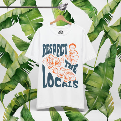 Surfer Shirt "Respect the Locals"