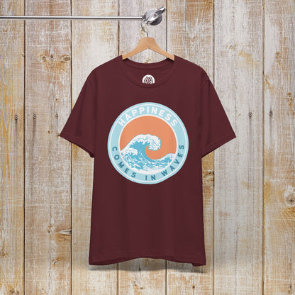 Surfer Shirt "Happiness comes in Waves"