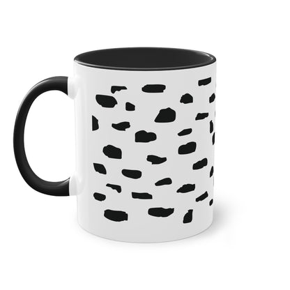 Tasse "Wild Dots"  stilvolles Boho Design in schwarz weiß aus der Kollektion "Mare"