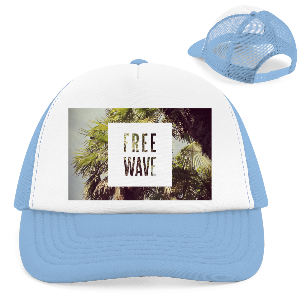 Retro Trucker Cap "Free Wave"