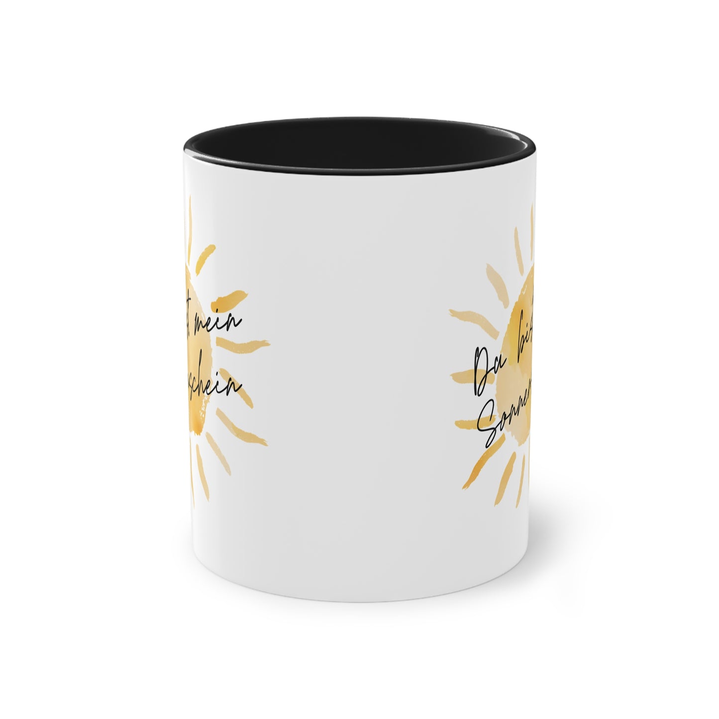 Tasse "Du bist mein Sonnenschein" Geschenk für die Liebsten im stilvollen Wasserfarben Design, Geschenk zum Jahrestag