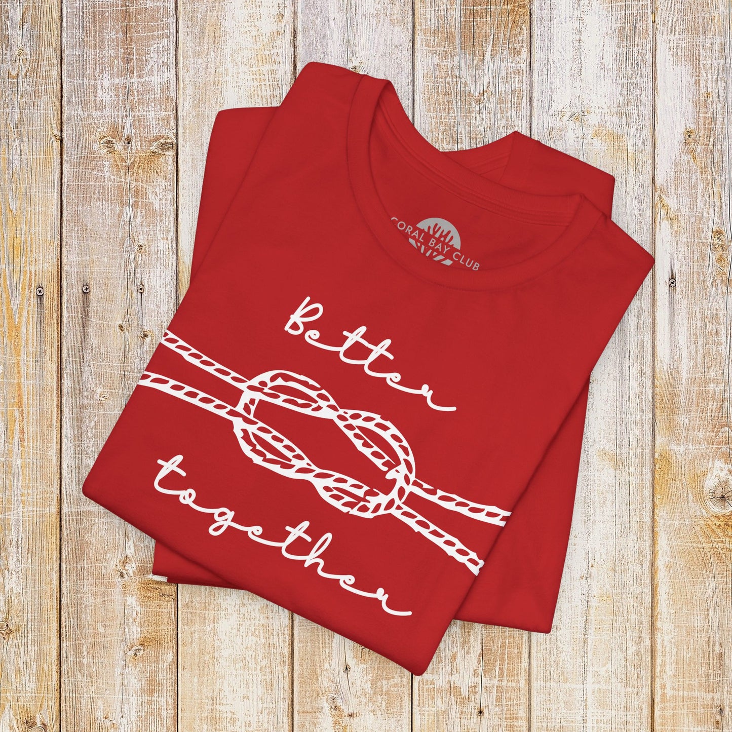 Allrounder Shirt mit Knotendesign "Better Together"