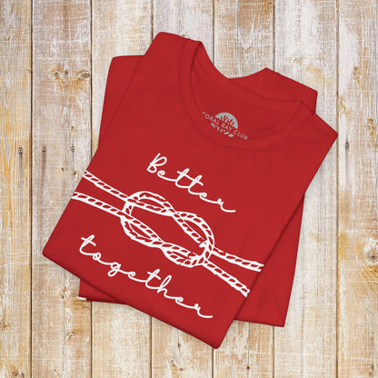 Allrounder Shirt mit Knotendesign "Better Together"