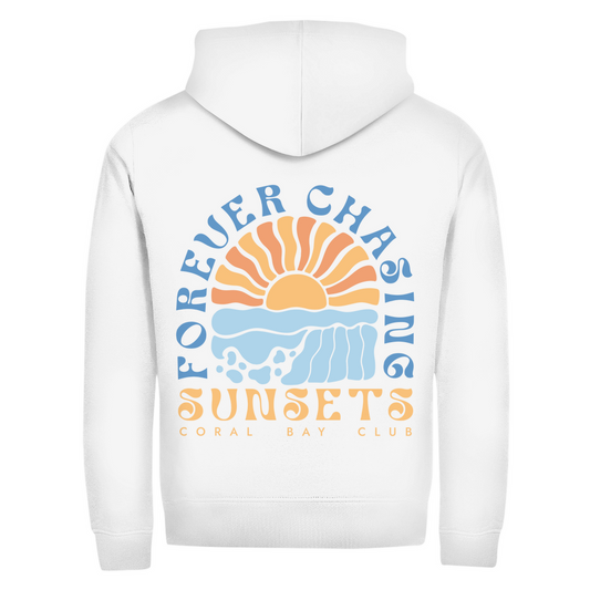 Zipper Hoodie Nui "Forever chasing Sunsets"