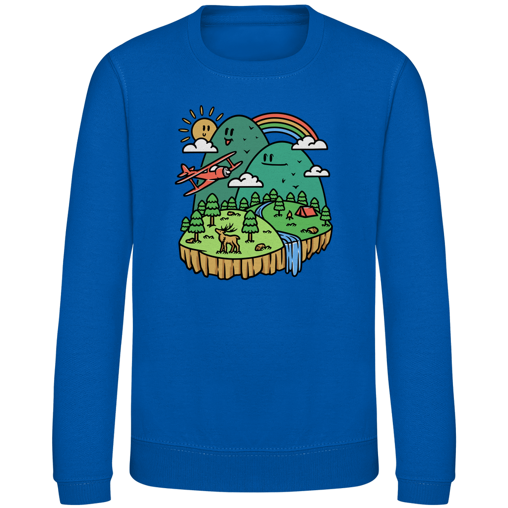 Kinder Sweatshirt Cute Mountain