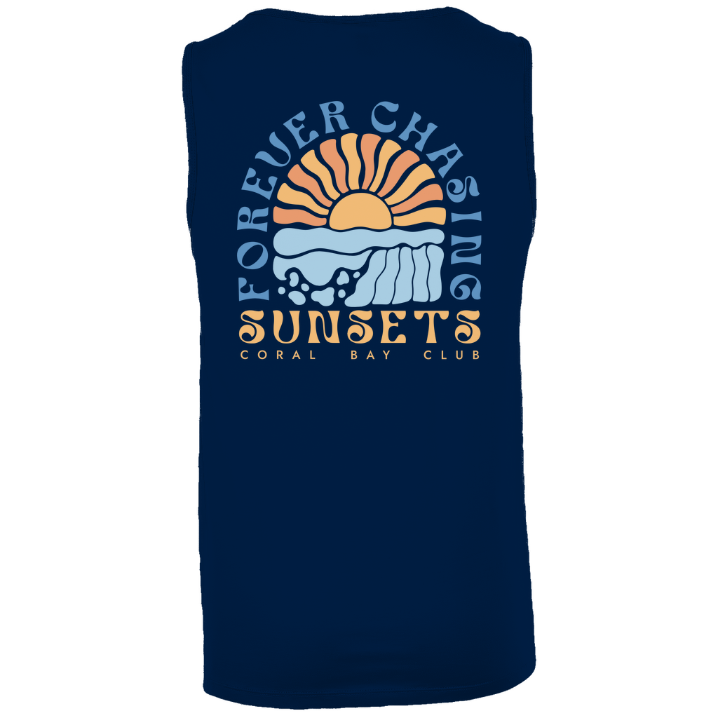 Tanktop Boxy "Forever chasing Sunsets"