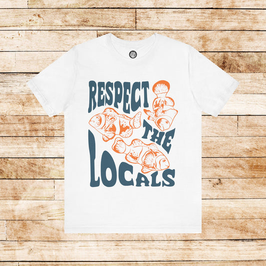 Surfer Shirt "Respect the Locals"
