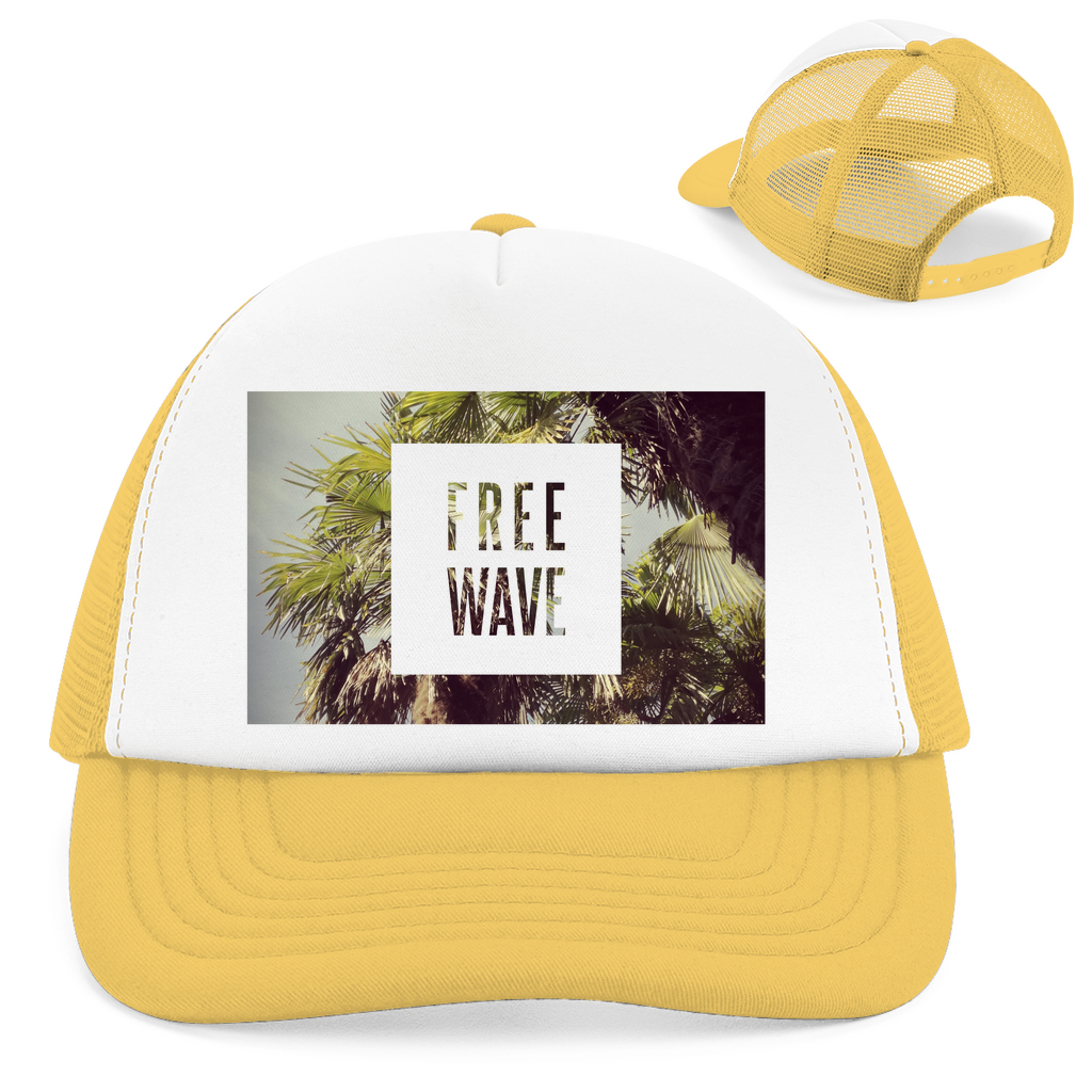 Retro Trucker Cap "Free Wave"