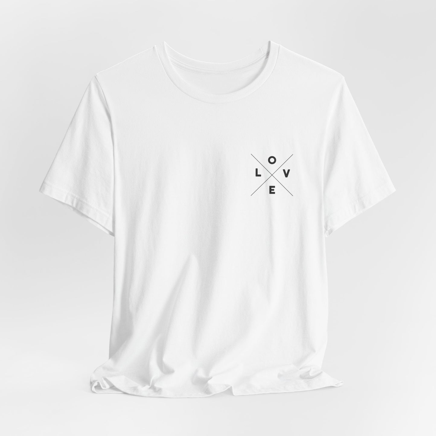 minimalistisches Liebessymbol   für Verliebte als Geschenk zum Jahrestag, Hochzeitstag , Valentinstag, bequemes Shirt