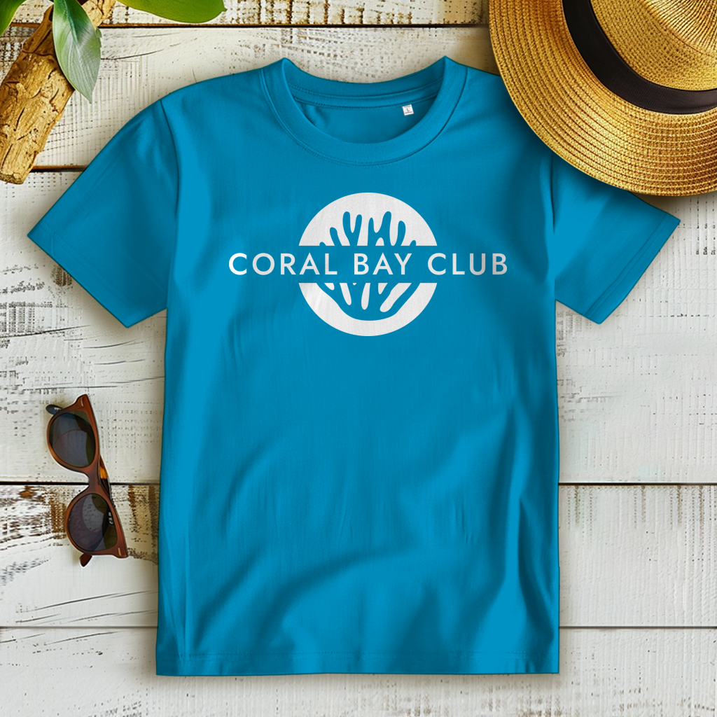 Damen Premium Bio T-Shirt CORAL BAY CLUB LOGO White
