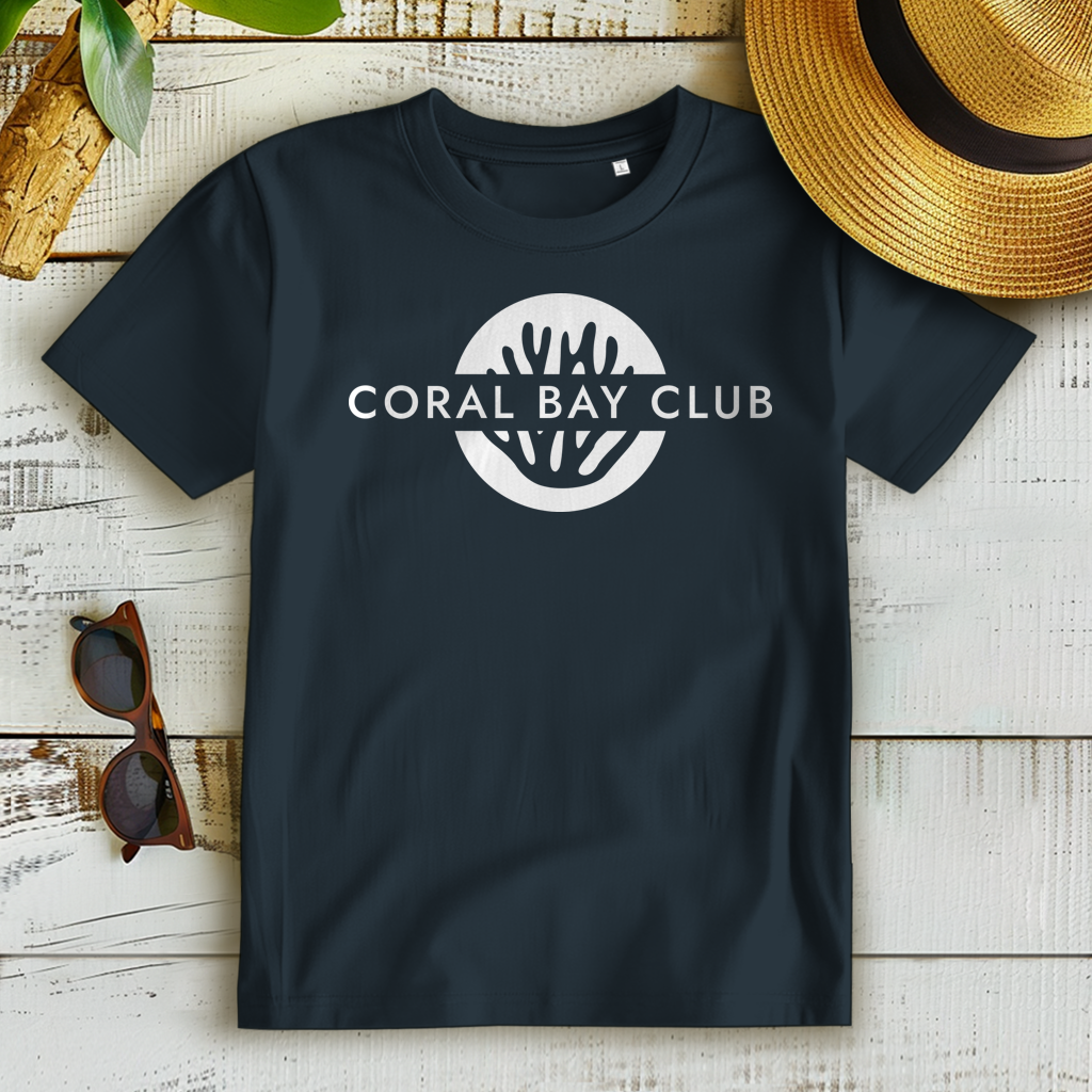 Damen Premium Bio T-Shirt CORAL BAY CLUB LOGO White