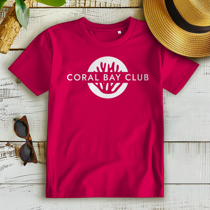 Damen Premium Bio T-Shirt CORAL BAY CLUB LOGO White