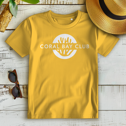 Damen Premium Bio T-Shirt CORAL BAY CLUB LOGO White
