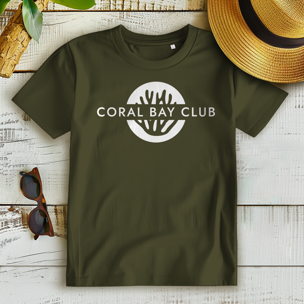Damen Premium Bio T-Shirt CORAL BAY CLUB LOGO White
