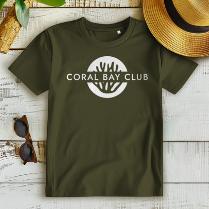Damen Premium Bio T-Shirt CORAL BAY CLUB LOGO White