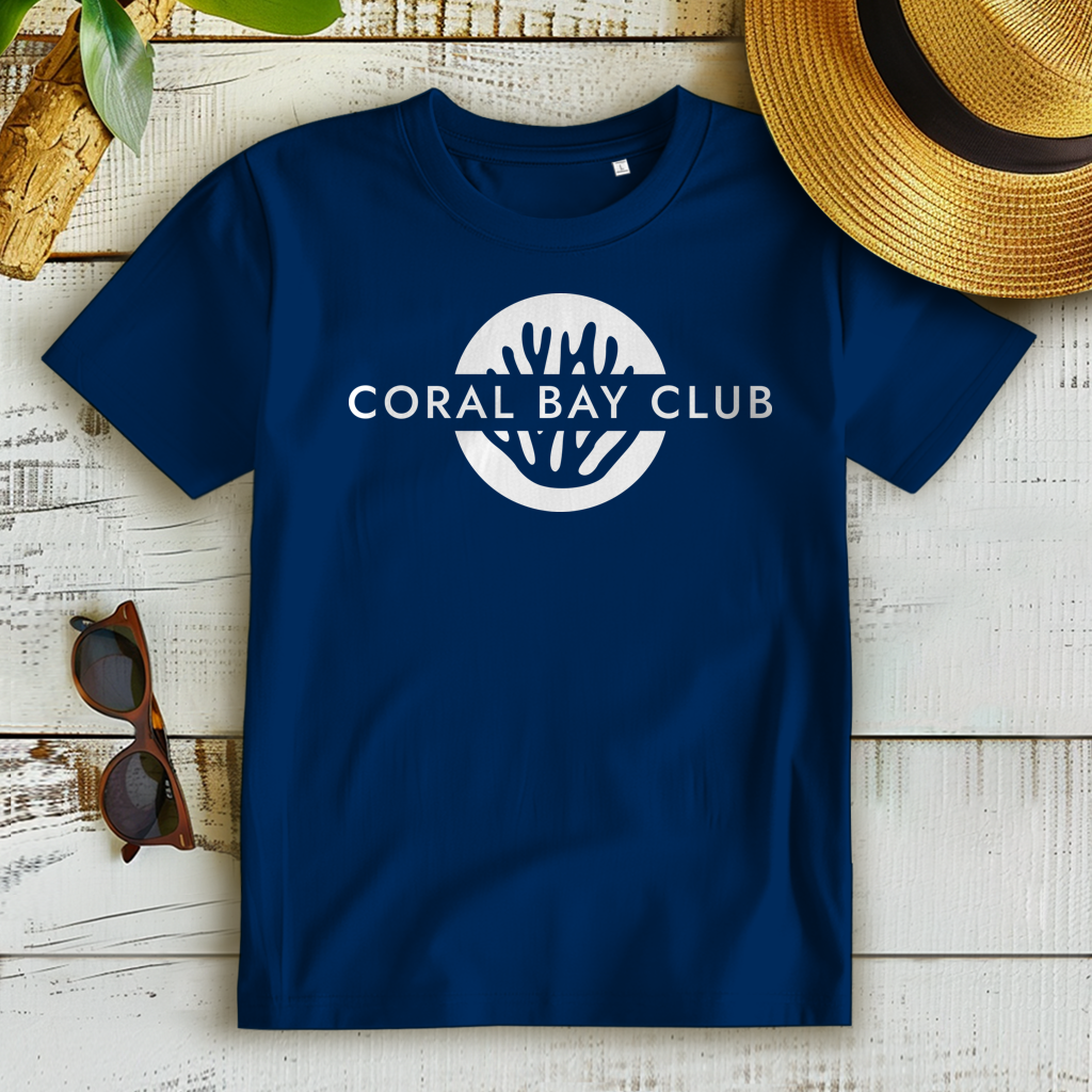 Damen Premium Bio T-Shirt CORAL BAY CLUB LOGO White