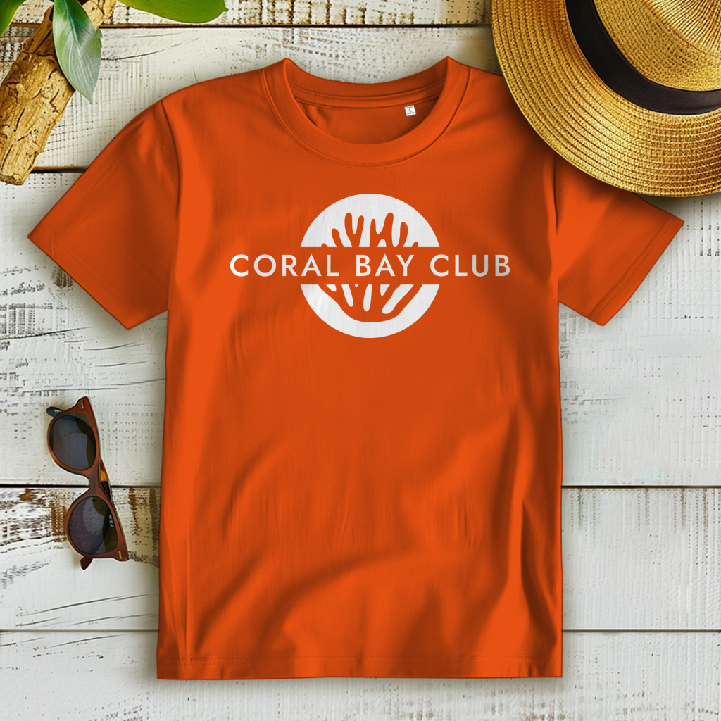 Damen Premium Bio T-Shirt CORAL BAY CLUB LOGO White