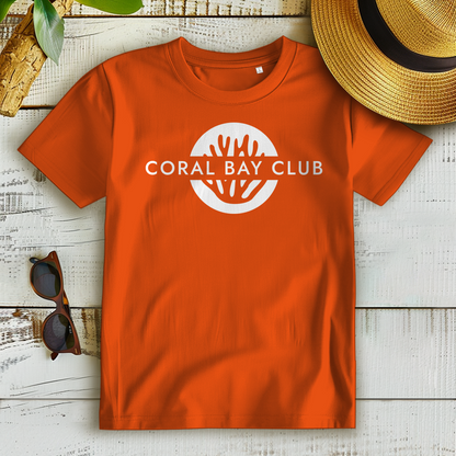 Damen Premium Bio T-Shirt CORAL BAY CLUB LOGO White