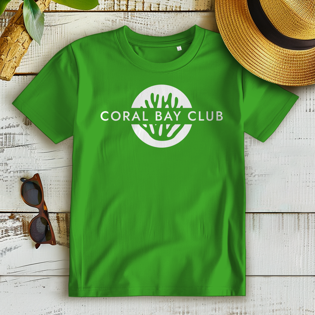Damen Premium Bio T-Shirt CORAL BAY CLUB LOGO White