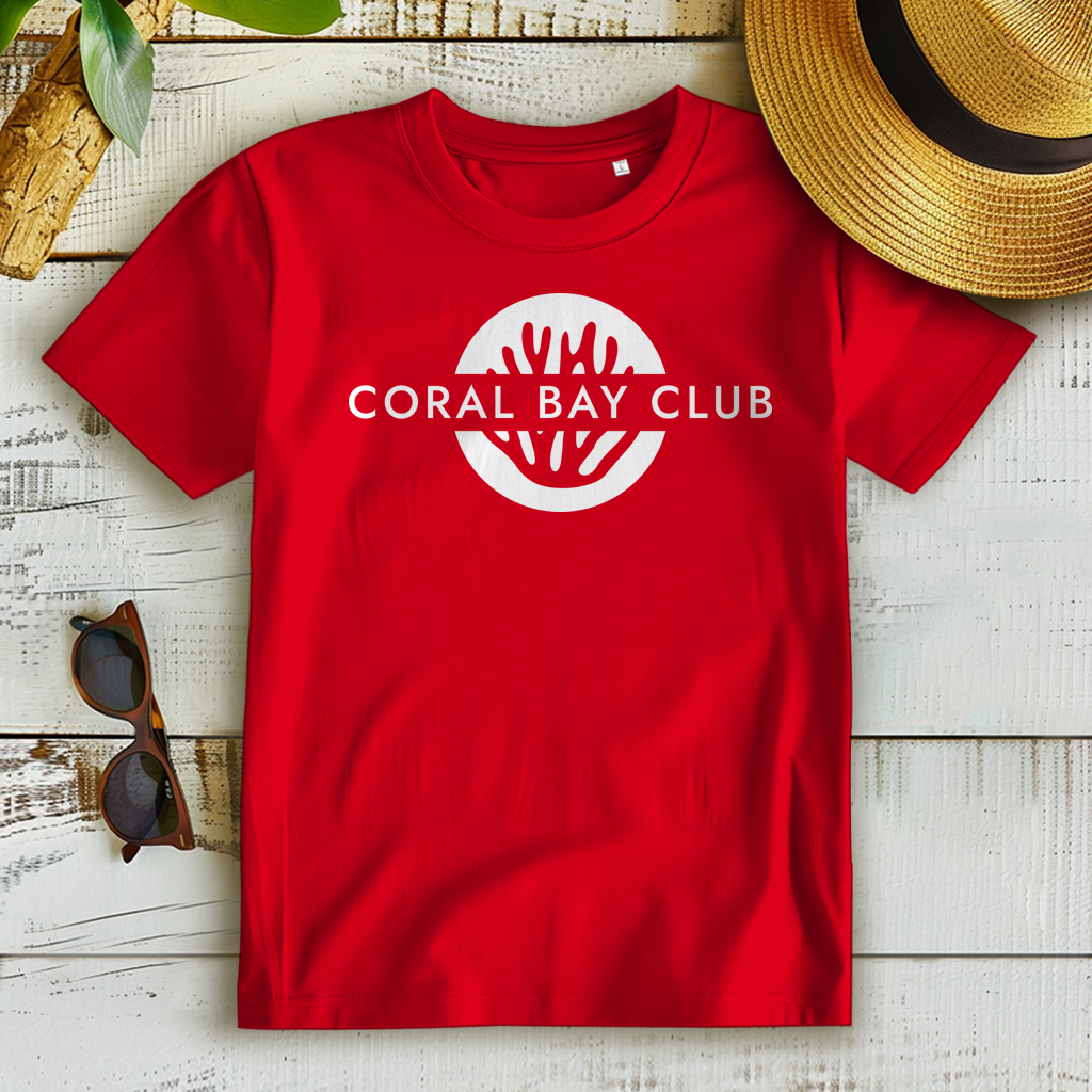 Damen Premium Bio T-Shirt CORAL BAY CLUB LOGO White