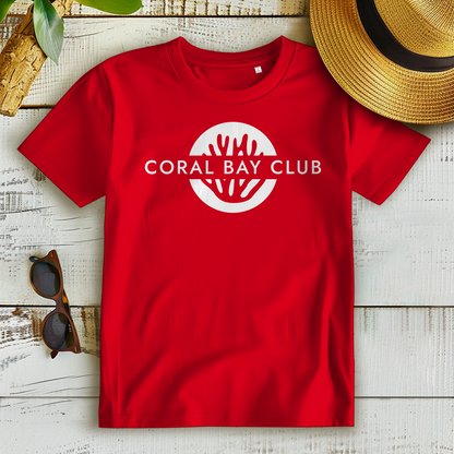 Damen Premium Bio T-Shirt CORAL BAY CLUB LOGO White