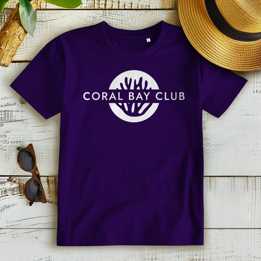 Damen Premium Bio T-Shirt CORAL BAY CLUB LOGO White