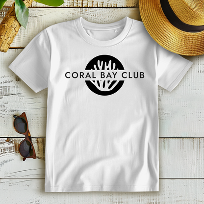 Damen Premium Bio T-Shirt CORAL BAY CLUB LOGO White