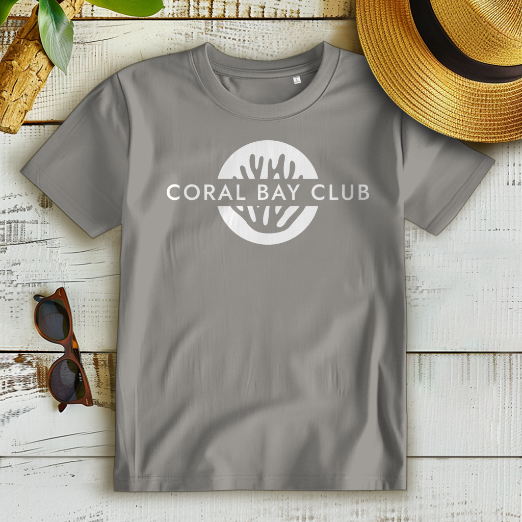 Damen Premium Bio T-Shirt CORAL BAY CLUB LOGO White