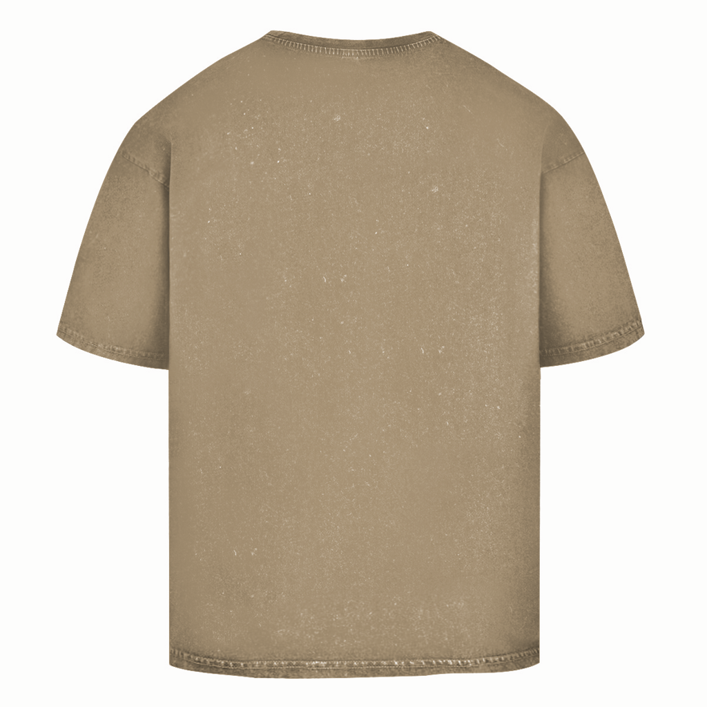 Oversize Washed T-Shirt CORAL BAY CLUB LOGO White