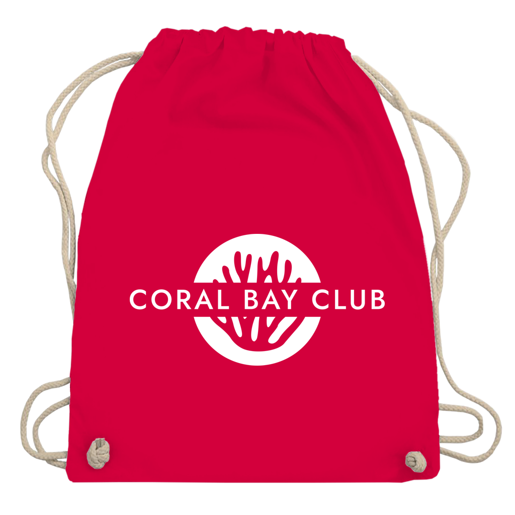 Turnbeutel CORAL BAY CLUB LOGO White