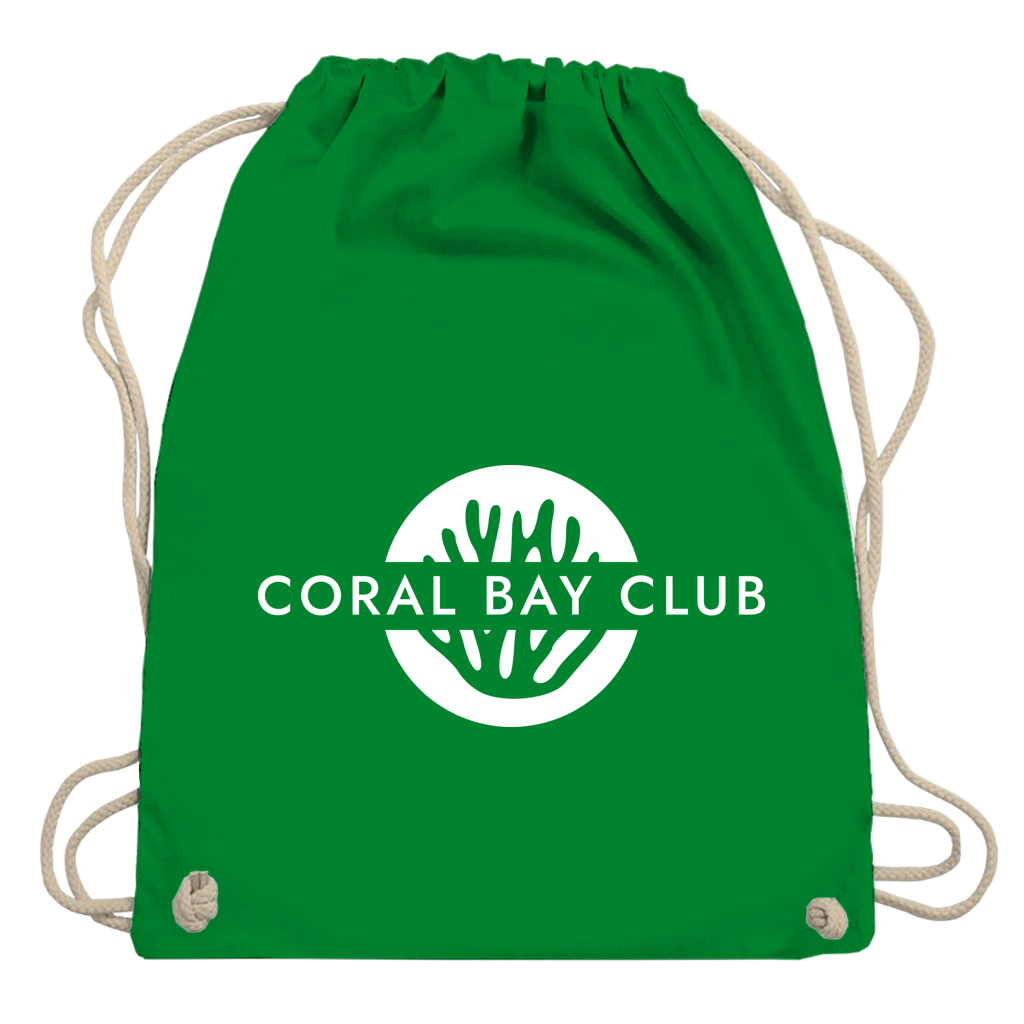 Turnbeutel CORAL BAY CLUB LOGO White