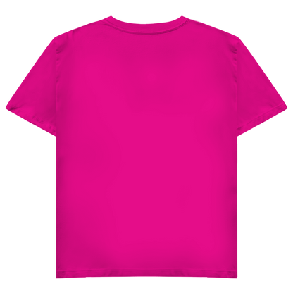 Damen Basic V-Neck T-Shirt Herz Love